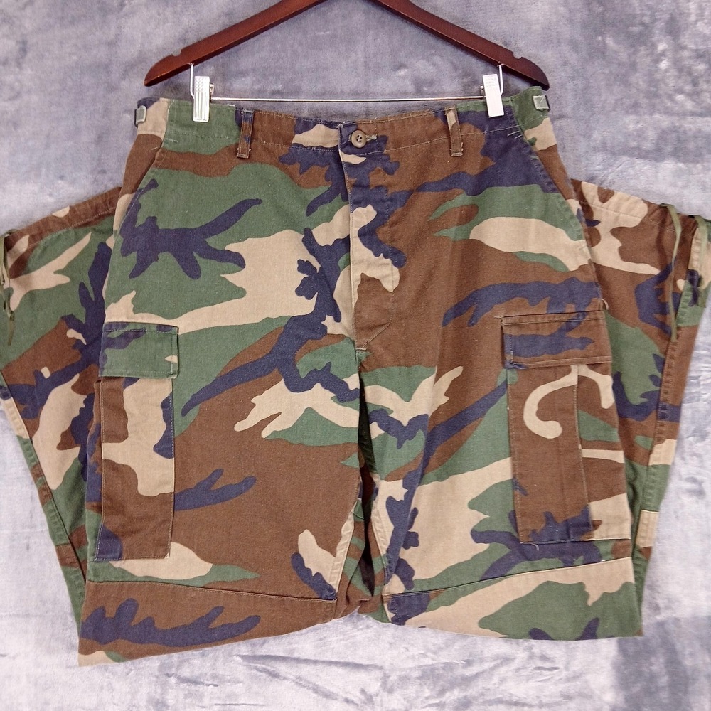 Propper Pants Mens‎ Large Long Woodland Camo Cargo BDU Military Tactical